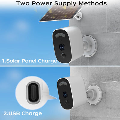 5MP Solar WiFi Outdoor Security Camera