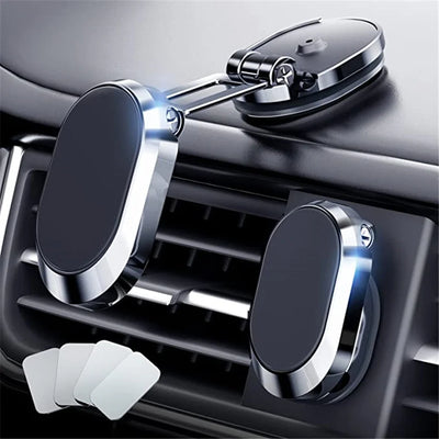 Soporte magnético para teléfono de coche con rotación de 1080°