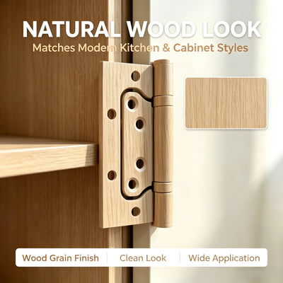 Wood Grain Cabinet Hinges