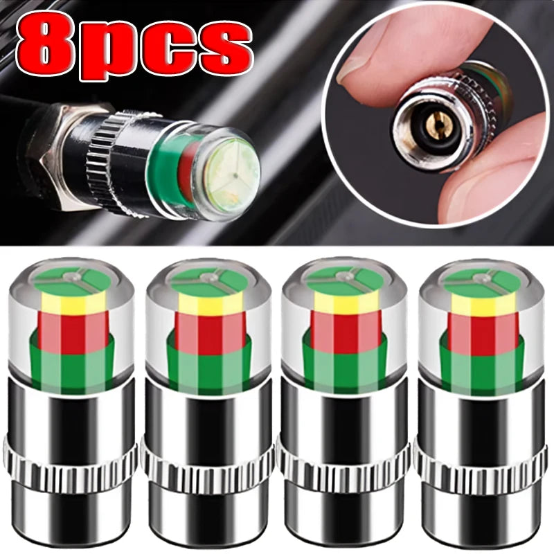 Tire Pressure Indicator Valve Caps (T)