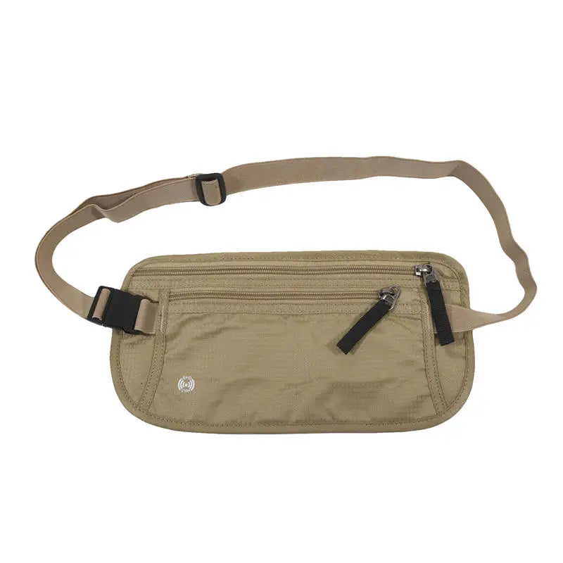 RFID Travel Money Belt Passport Holder