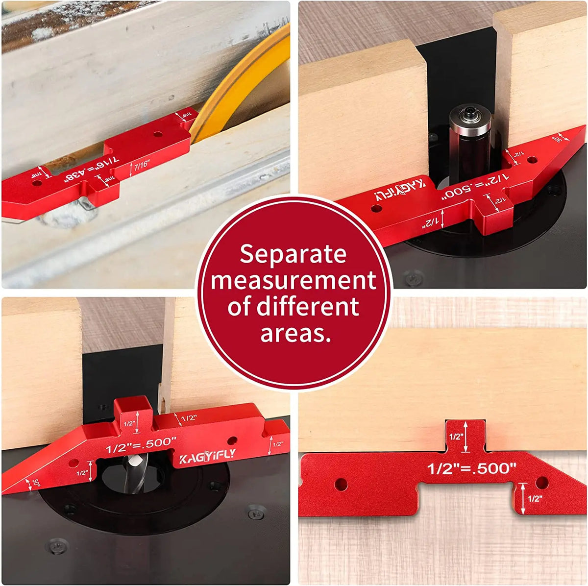 7-Piece Precision Setup Blocks for Router & Table Saw