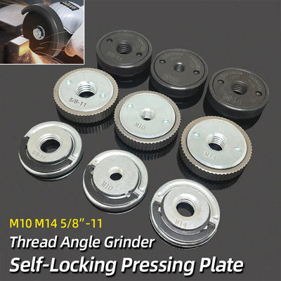 Quick-Lock Angle Grinder Nut for M10/M14 Grinders
