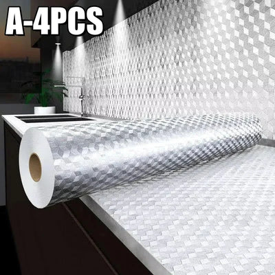 Aluminum Kitchen Wallpaper