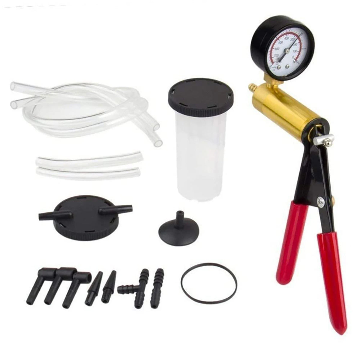 2-in-1 Handheld Brake Bleeder & Vacuum Pump Kit