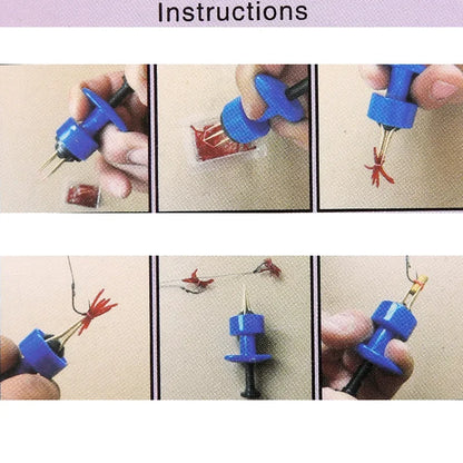 Elastic Worm Bait Clip Set