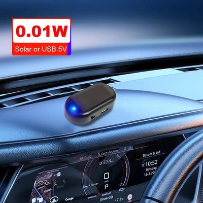 Solar Car Security Warning Light