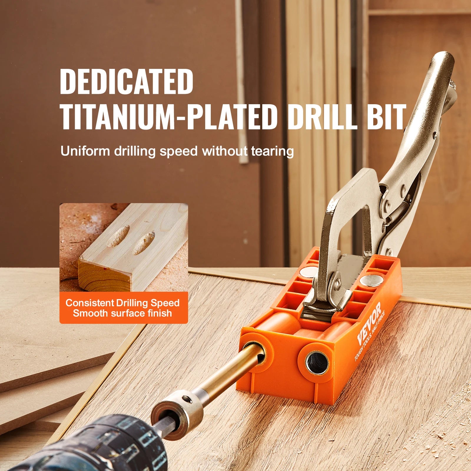 Pocket Hole Jig Kit with 56 Pieces