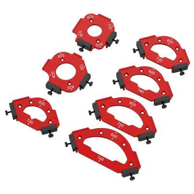 Aluminum Corner Radius Jig Router Template for Woodworking