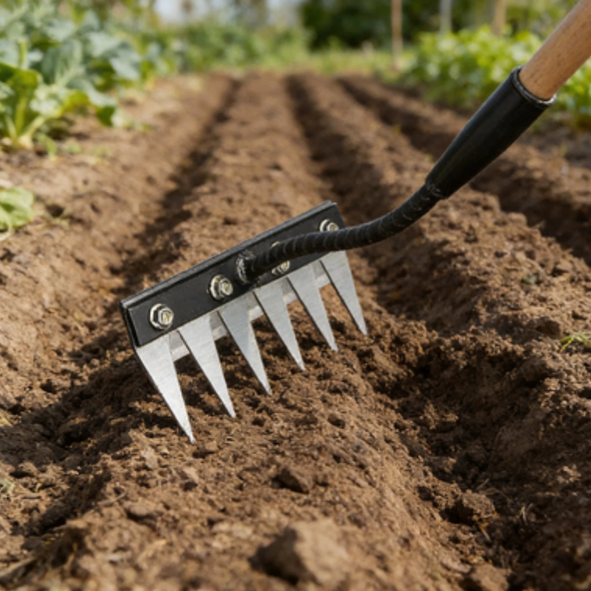 Steel Nail Rake Weeder