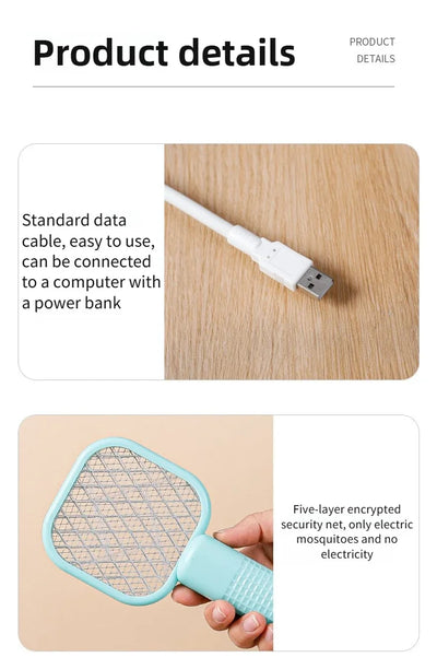 2-in-1 Mosquito Killer Lamp & Swatter