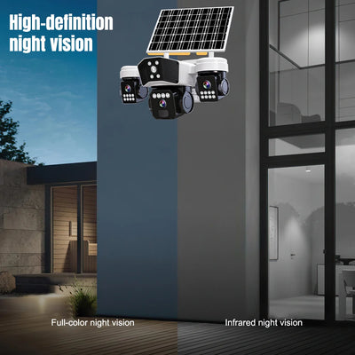 6MP Triple-Lens Solar PTZ Security Camera