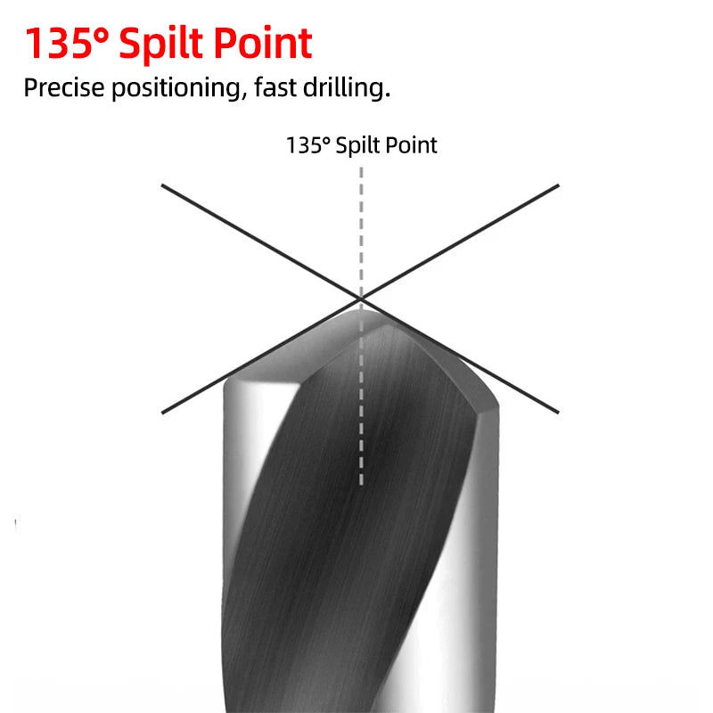 Self-Centering Hinge Drill Bit SET