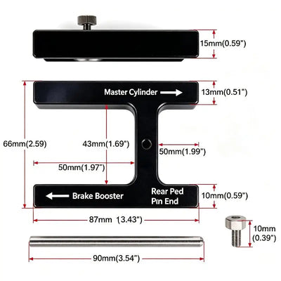 Brake Booster Push Rod Length Gauge Tool