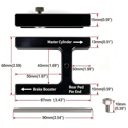 Brake Booster Push Rod Length Gauge Tool