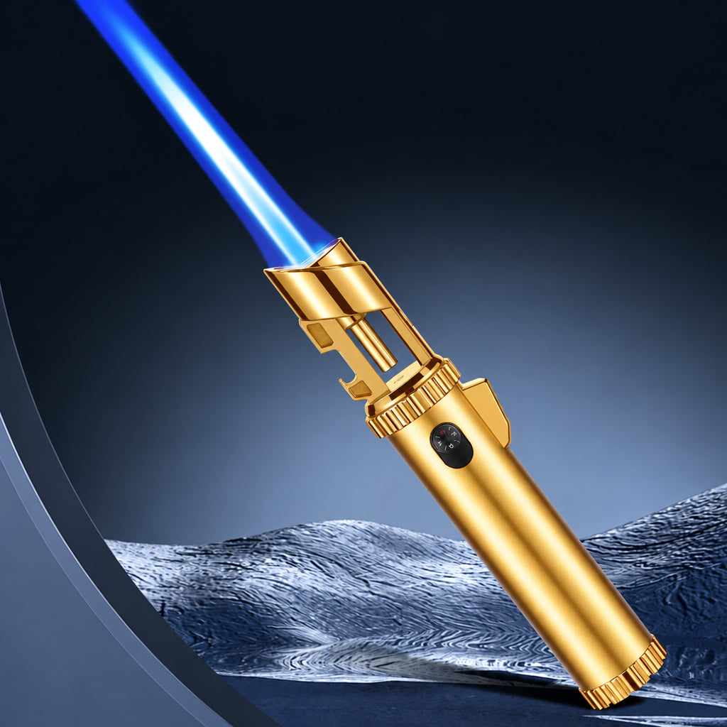 Refillable Windproof Butane Torch Lighter (NO GAS)