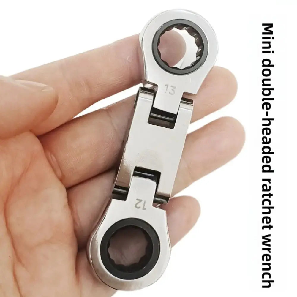 5-Piece Flex-Head Ratcheting Wrench Set (8–19mm)