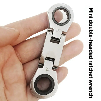 5-Piece Flex-Head Ratcheting Wrench Set (8–19mm)