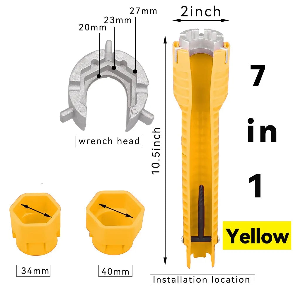 8-in-1 Sink Faucet Wrench