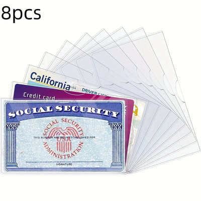 PVC Card Protector Sleeves (8/10/20 Pack)