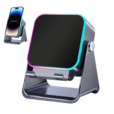 5-in-1 Bluetooth Speaker Phone Stand with RGB Light