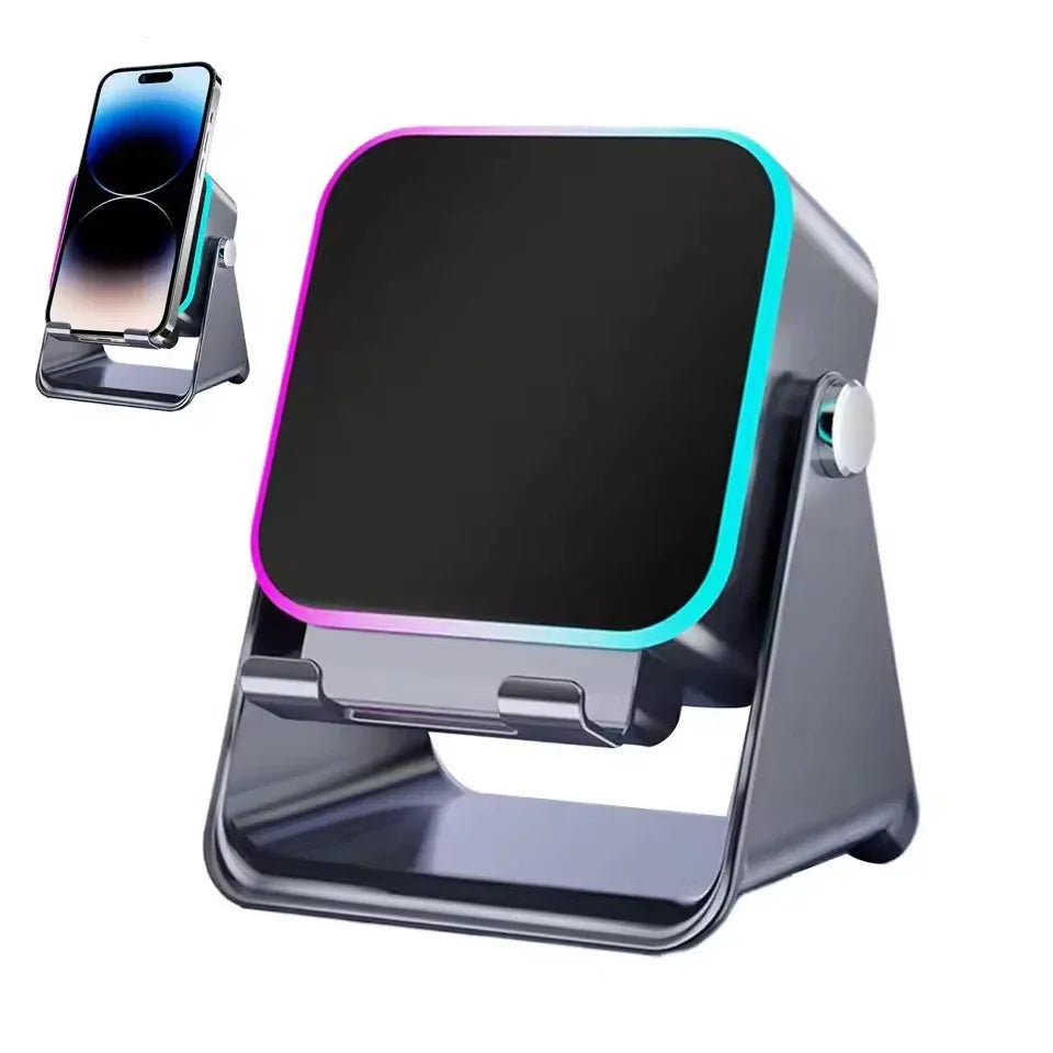 5-in-1 Bluetooth Speaker Phone Stand with RGB Light