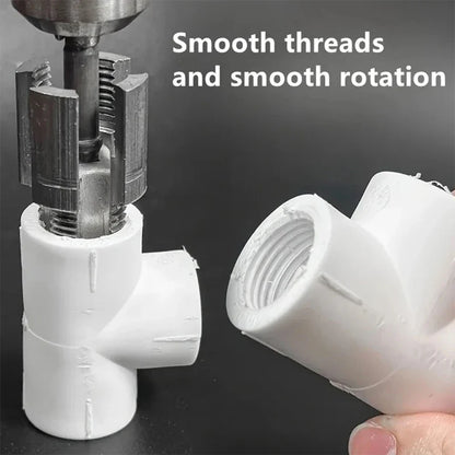 2 Pack PVC Pipe Threader 1/2 and 3/4