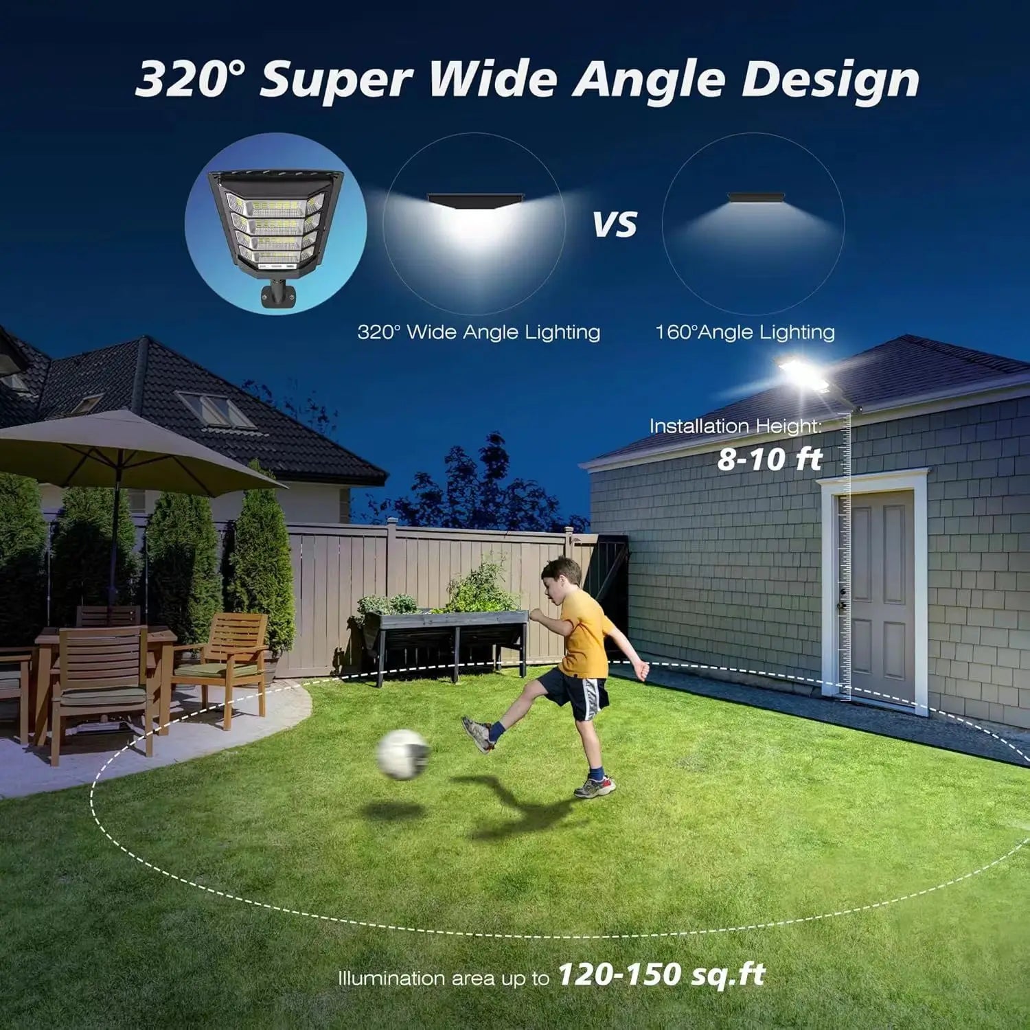 100000LM Solar Street Light IP67 Outdoor LED