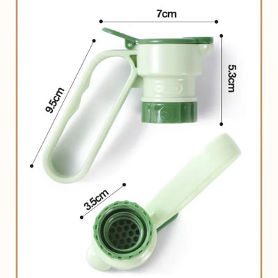 Adjustable Bottle Pourer Spout with Handle