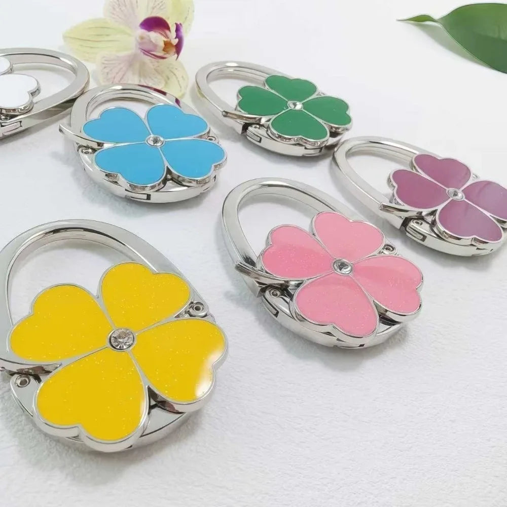 Portable Clover Handbag Hook