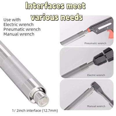 Extended 1/2-Inch Ratchet Wrench