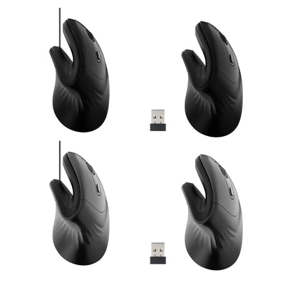 Right-Hand Ergonomic Vertical USB Optical Mouse