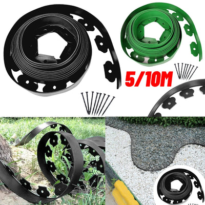 Garden Lawn Edging Border Kit with Spikes