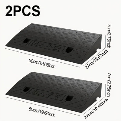 Heavy-Duty Portable Rubber Curb & Threshold Ramp