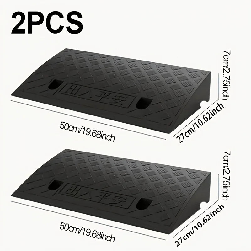 Heavy-Duty Portable Rubber Curb & Threshold Ramp