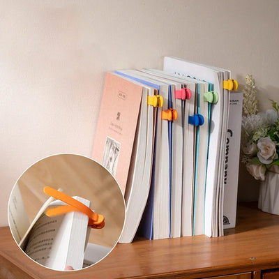 Silicone Bookmark Clips & Page Markers