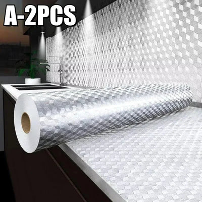 Aluminum Kitchen Wallpaper