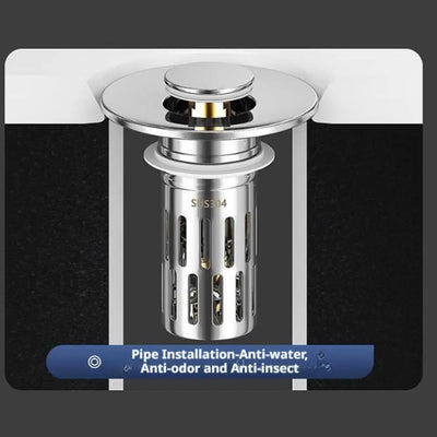 Universal Pop-Up Basin Drain Plug