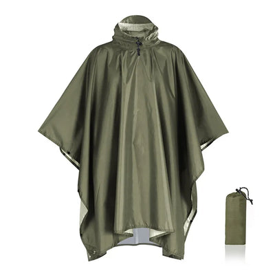 3-in-1 Military Rain Poncho Shelter