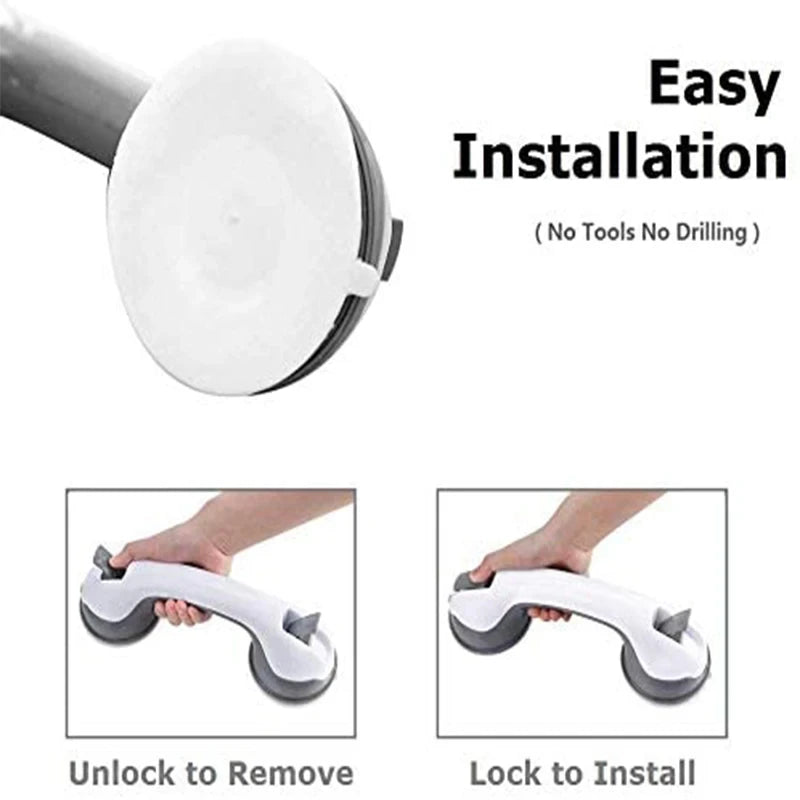 Safety Suction Grab Bar for Bathroom & Toilet