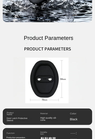 Silicone Car Door Lock Protector Covers