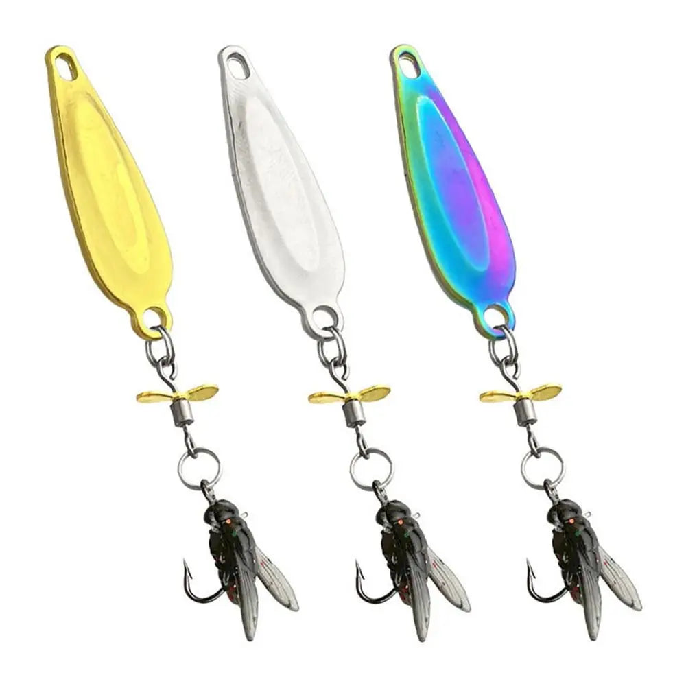 Artificial Fly Spinner Fishing Lure Set