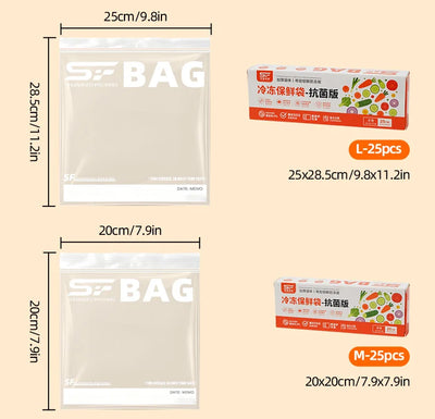 Reusable Double-Seal Food Storage Bags