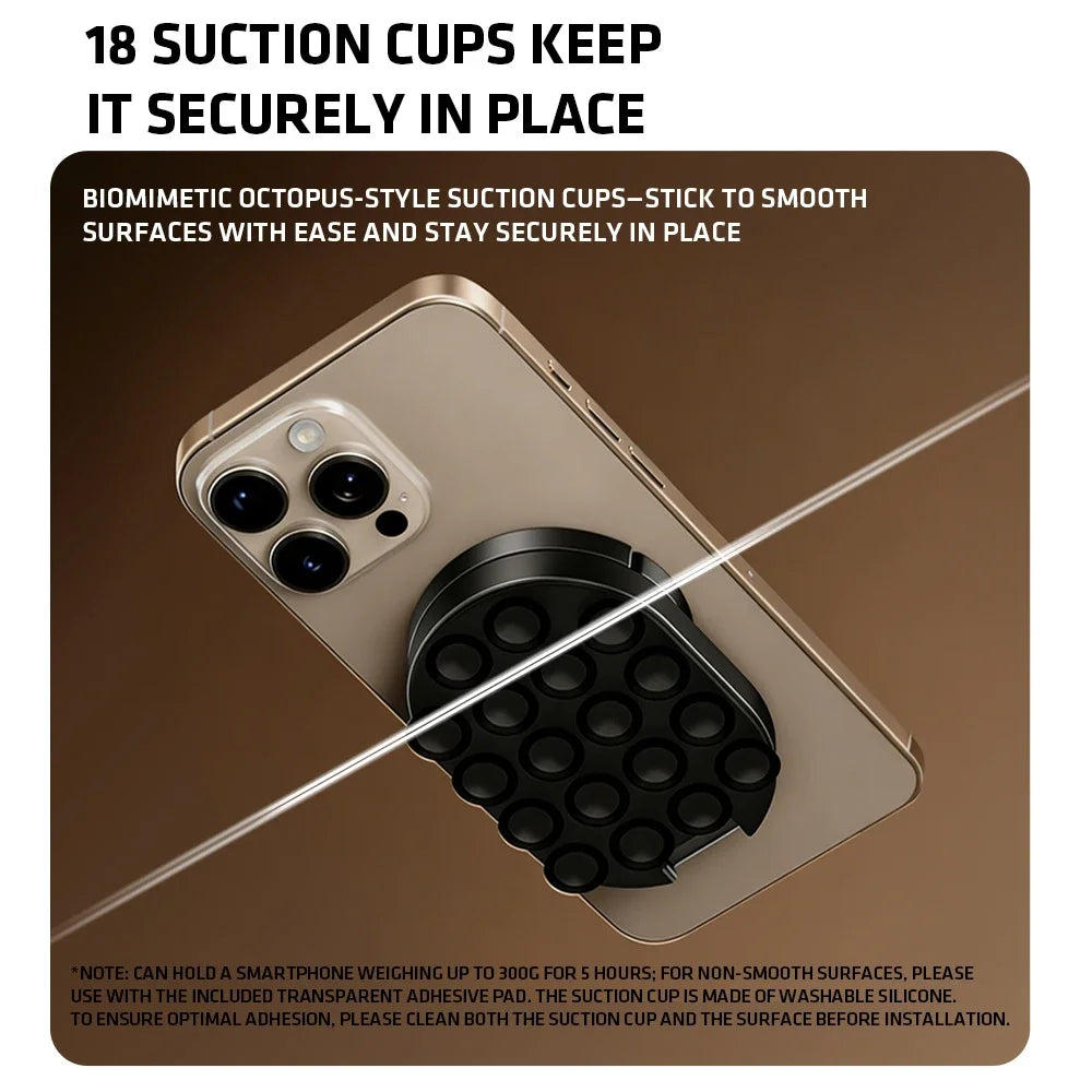 3-in-1 Magnetic Suction Phone Holder