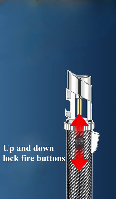 Refillable Windproof Butane Torch Lighter (NO GAS)