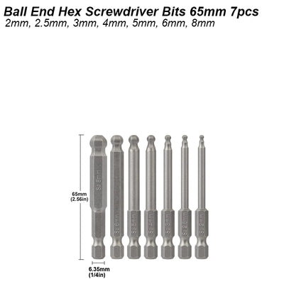 Ball End Hex Bit Set