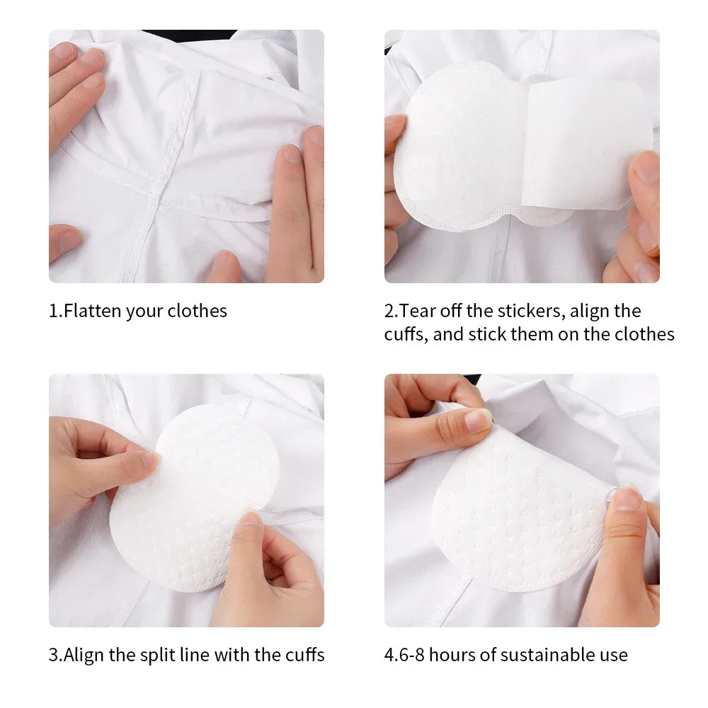 Disposable Underarm Sweat Pads (10-150 Pack)