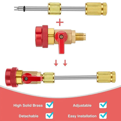 AC Valve Core Removal Tool Kit (R134a)