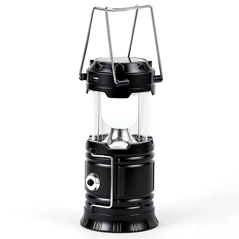 Solar & Battery Emergency Portable LED Camping Lantern