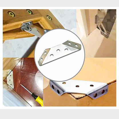 Heavy Duty Angle Brackets (Stainless Steel)